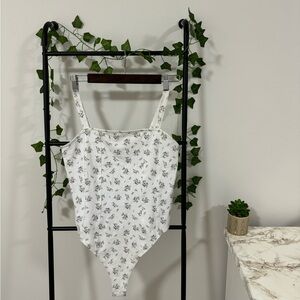 Floral Body Suit NWOT